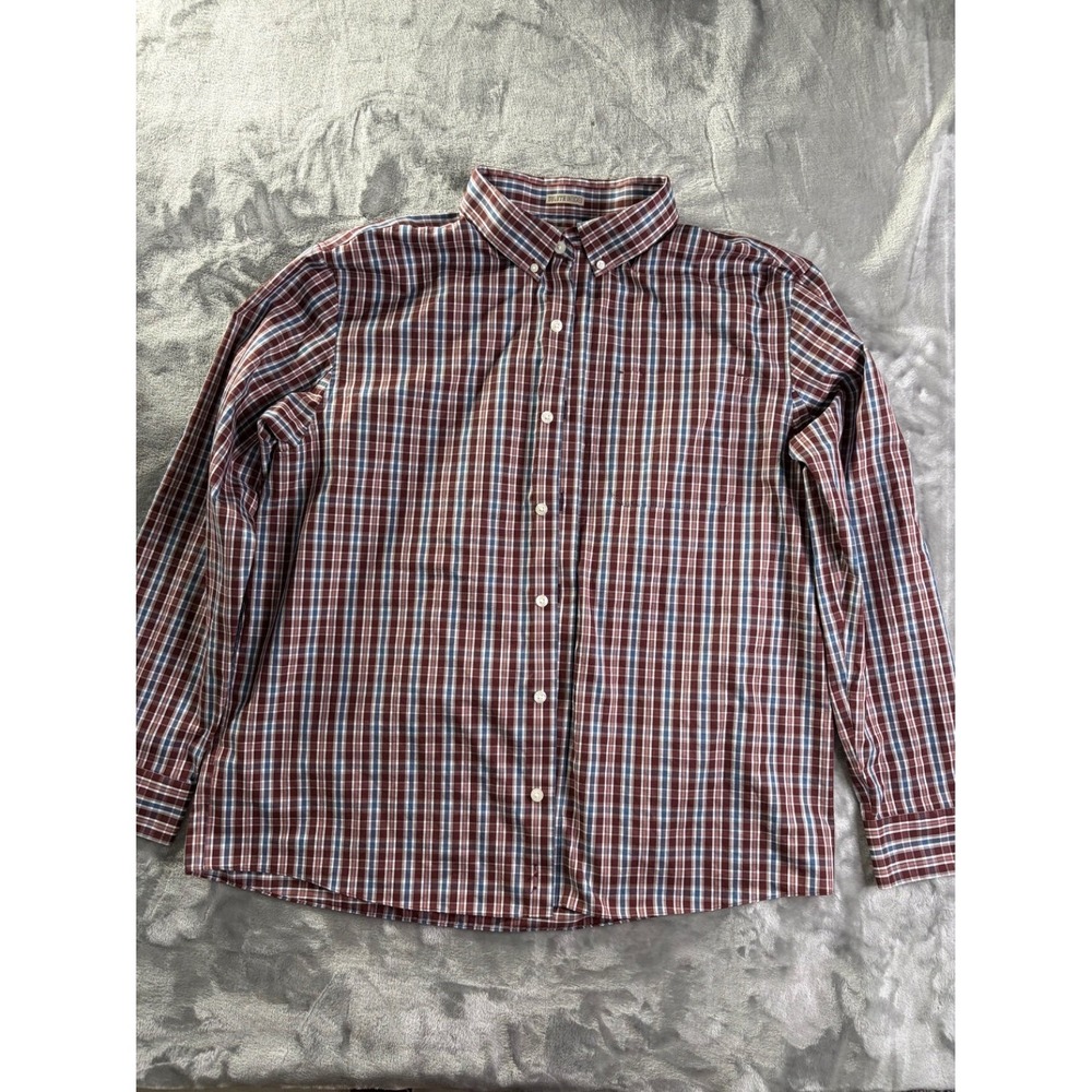 NWT‎ Duluth Trading Co. Wrinklefighter Untucked Men's Button-Down XL Multicolor